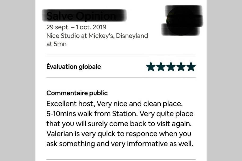 Nice Studio Near Mickey, Disneyland At 5Mn Монтеврен Экстерьер фото